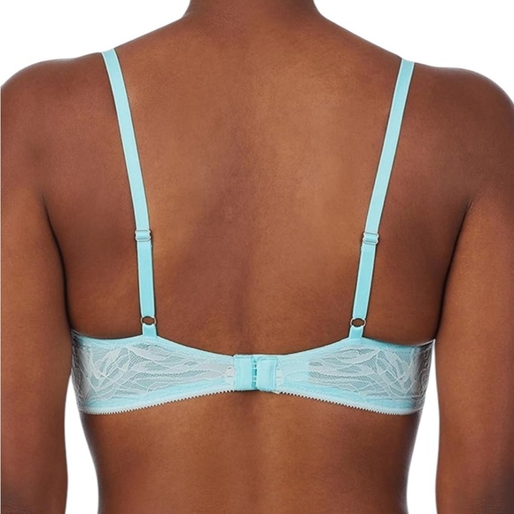 On Gossamer NWT Wire Free Push-Up Tee Shirt Bra in Island Paradise 36C - Picture 2 of 11